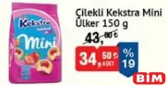 ÜLKER ÇİLEKLİ KEKSTRA MİNİ KEK 150 G